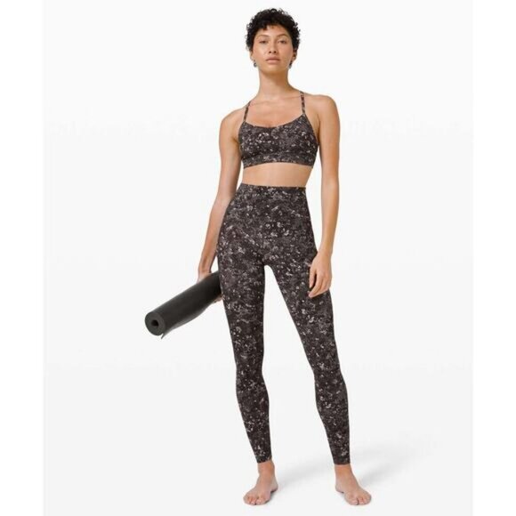 Lululemon Flow Y Bra Nulu Light Support, B/C Cup In Equalized Multi Size 4 - Picture 2 of 7